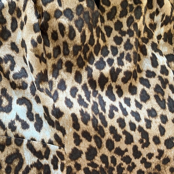 Express Leopard Print Midi Slip Dress - Picture 8 of 14